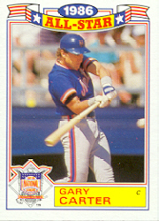 1987 Topps Glossy All-Stars Baseball Cards     009      Gary Carter
